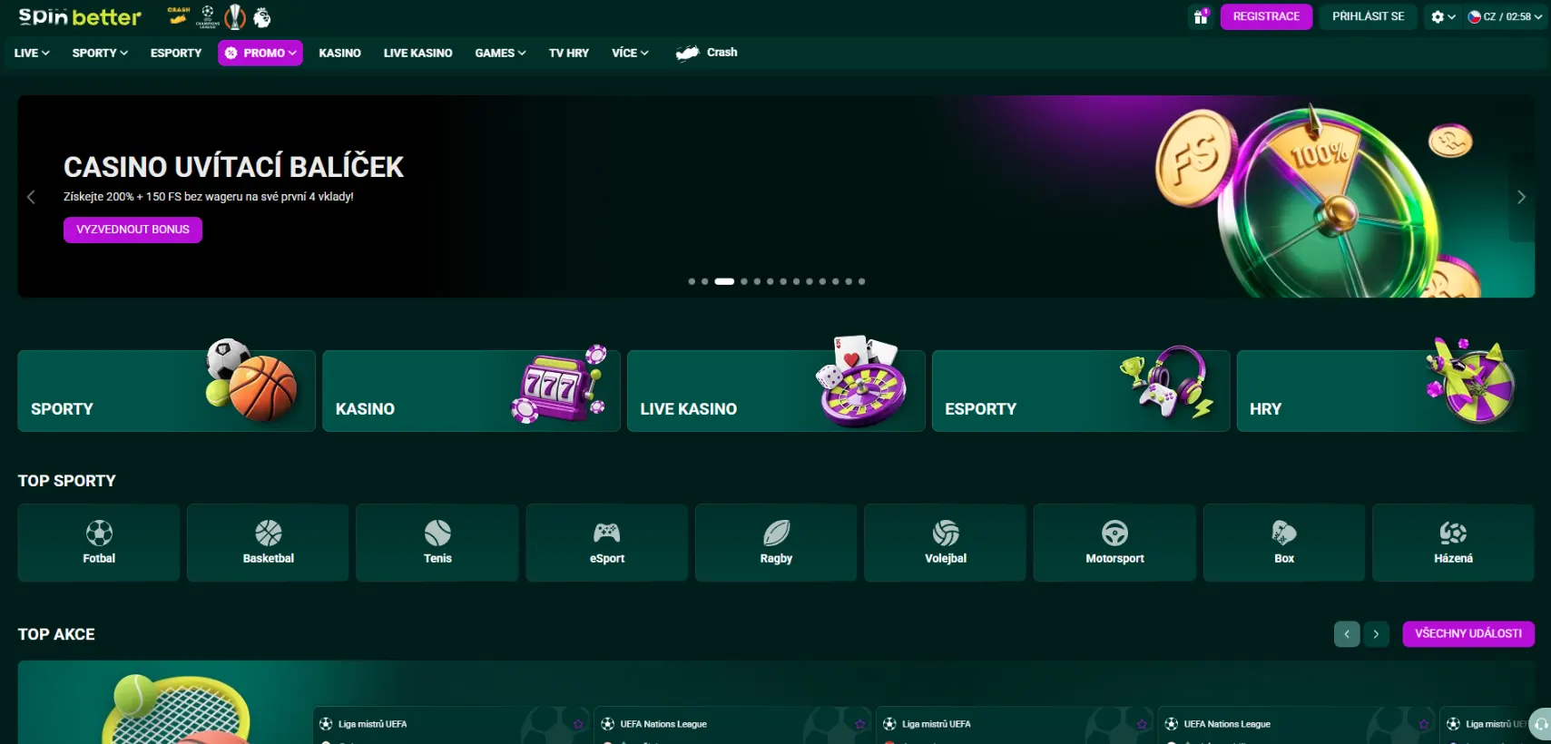  Casino Screen